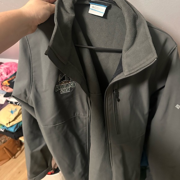 Columbia Charcoal Softshell Jacket - Picture 1 of 1